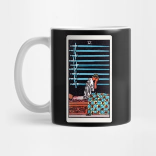 Card #58 - Nine Of Swords - Rider Waite Smith Tarot Mug